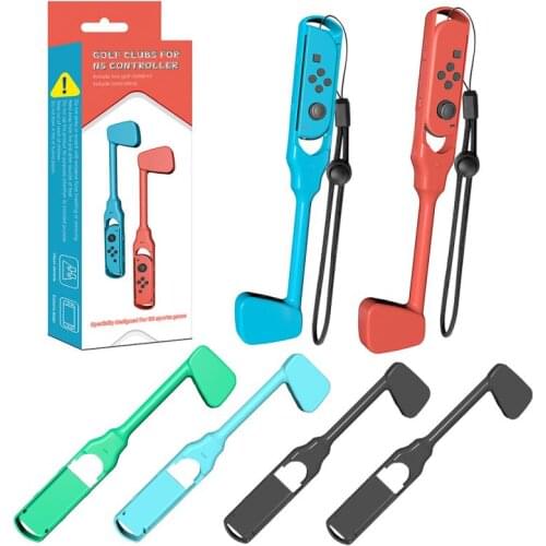 2pcs Left Right Joycon Hand Grip For Nintendo Switch Game Accessories Detachable Golf Games Sports Joypad For Nintend Switch NS