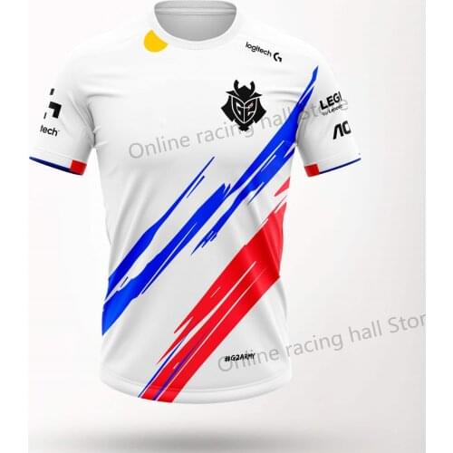 2021 G2 France team supporters uniforms New G2 national team uniforms G2 E-sports uniforms T-shirt League of Legends 3D T-shirt