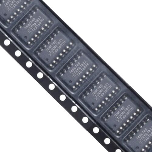 50pcs/lot 74HC74D,653 SOIC-14 74HC74 SMD Logic IC 74 Series New and Original