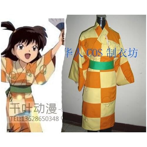 InuYasha Ri san/rin Anime Cosplay Costume dress