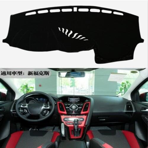 For Ford Focus 3 MK3 2012 2013 2014 2015 2016 2017 2018 Car Dashboard Covers Mat Avoid Light Pad Sun Shade Carpets Protector LHD