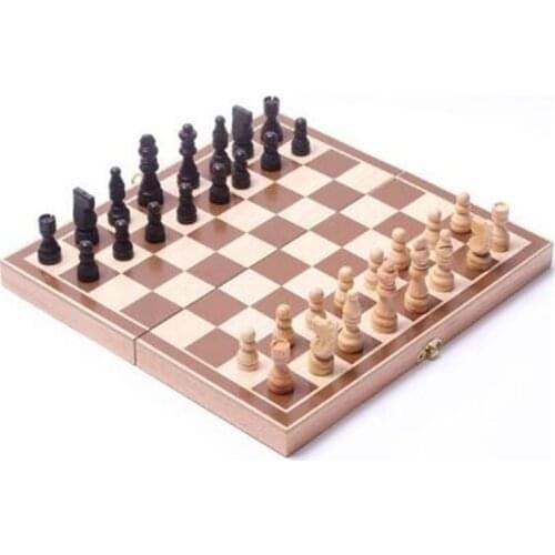 Wooden chess, high-grade chess, folding International Chess Set Board Game 29cm x29cm Foldable Kids Gift Fun Hot