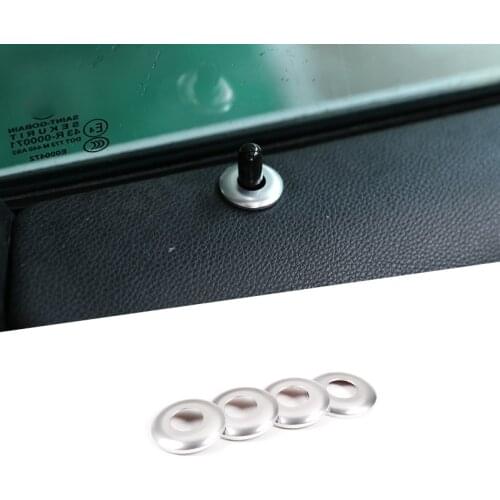 For BMW 3 series E90 2005-2013 Car Accessories 4 Pcs Aluminum Alloy Car Door Latch Lift Door Pin Decoration Covers