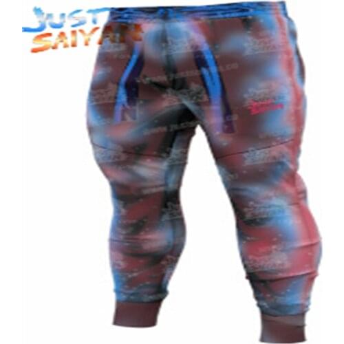 Harajuku Cosplay Anime character 3D joggers Fitness mens trousers hip-hop sweater mens pants training sweater