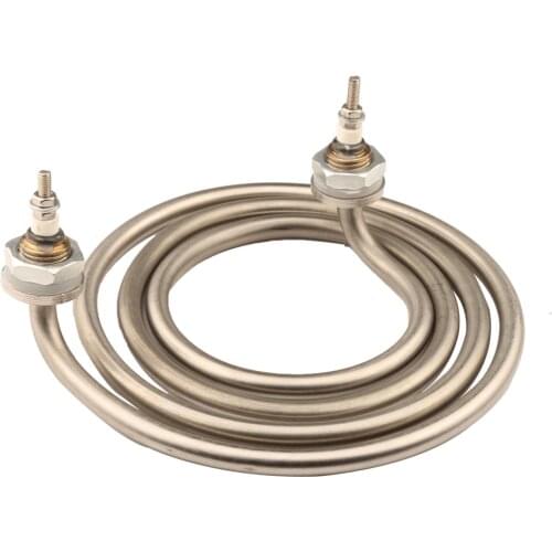 Isuotuo 4 Rings Electric Heating Element for Barrel,220V 2500W Heater,Stainless Steel ancake Coil 2-pin Water Heating Element
