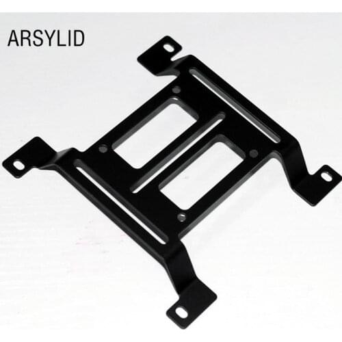 Water cooling row bracket Tank mounting bracket Pump bracket 12cm fan position with water-cooled kit bracket Send screws