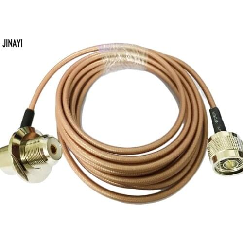 N Male Plug to UHF SO239 Female for Car Mobile Radio Antenna RF Pigtail Coaxial Cable RG142 1m 2m 3m 5m 10m