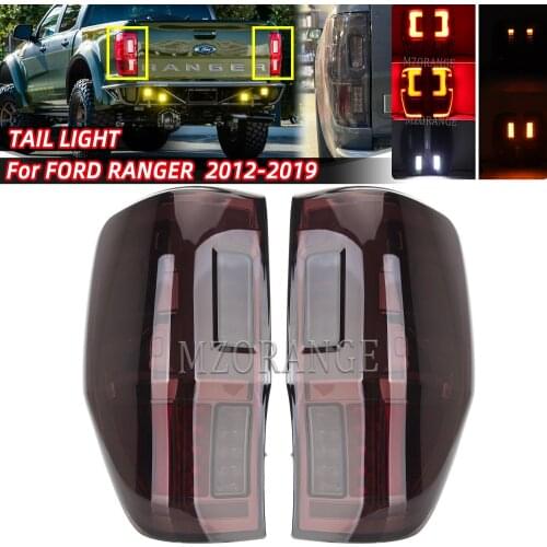 For Ford Ranger T6 T7 T8 TXL 2012-2019 Exterior Rear LED Tail Lights Lamps Rear Brake Lights Reverse Turn Signal Lights Car