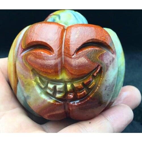 New fashion Halloween pumpkin, sea stone carving pumpkin, crystal pumpkin home decoration