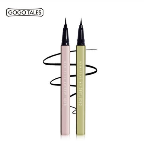 Gogo Dance Sponge Head Anti-Shake Eyeliner Waterproof Sweat-Proof Non-Blooming Liquid Eyeliner T1411