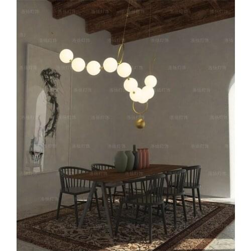 Nordic art chandelier lobby living room model room exhibition hall hall personality creative post-modern designer chandelier