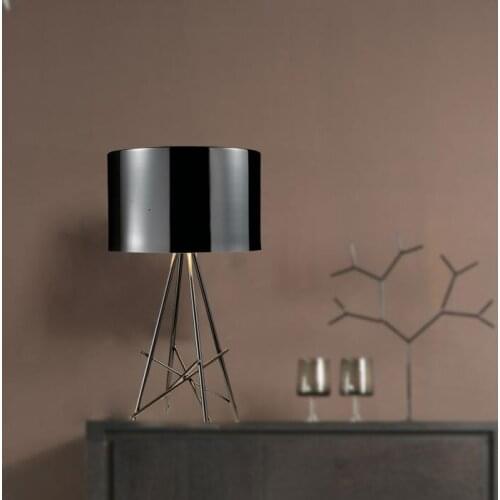 Modern minimalist personality table lamps creative aluminum four fork lamp research living room bedroom table light