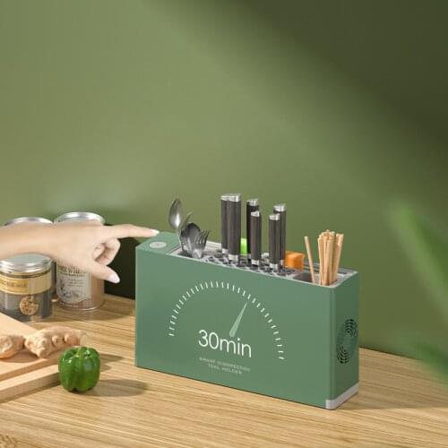 Large capacity USB sterilizer cutting board UV disinfection knife holder multifunctional household kitchen tableware sterilizer