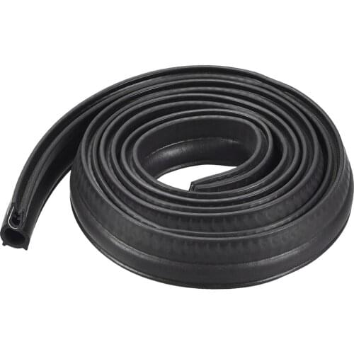 Uxcell 1 Pcs Trim Seal with Top Bulb, EPDM, Fits 1-3mm Edge 1M/3.28Ft Length, 1.02inch Height for Home DIY Application