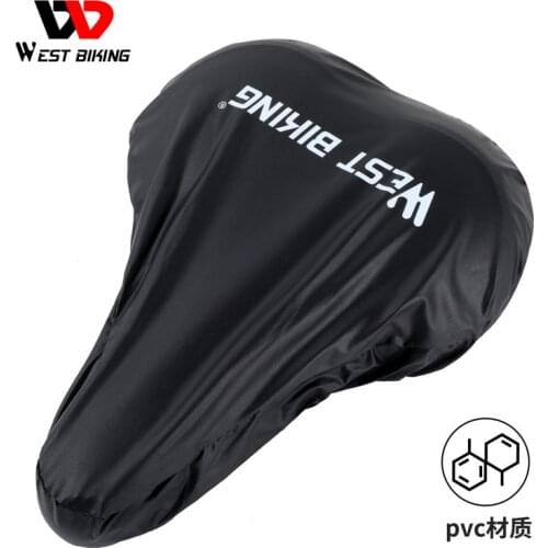 WEST BIKING Bicycle Saddle Bicycle Seat Rain Cover Mountain Bike Saddle Rain Cover Cushion Cover Riding Equipment Bicycle Saddle