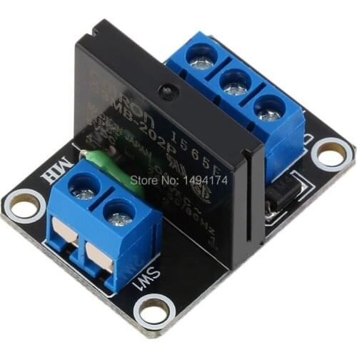 WQScosea Q8S-181 DC 5V 1 Channel Low Level Signal Trigger SSR G3MB-202P Solid State Relay Module 240V 2A with Resistive Fuse