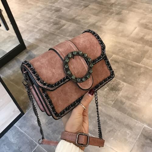 Chain bag female 2021 spring and summer new trendy all-match messenger bag fashion one-shoulder small square bag