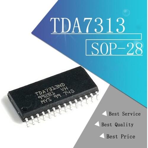 1pcs/lot new and original TDA7313 TDA7313D TDA7313ND SOP-28