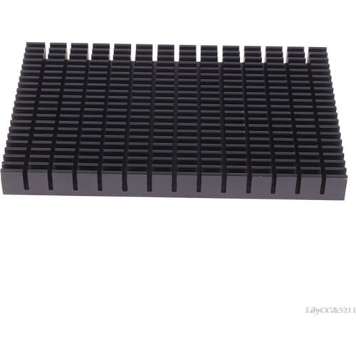 150*93*15MM Heating Panel Heat sink Aluminum Heatsink Plate Black Radiator
