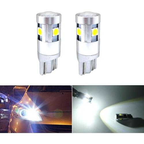 2x Canbus LED T10 W5W Clearance Parking Light Wedge Light For Ford Focus 1 2 3 Fiesta Mondeo Ecosport Kuga F-150