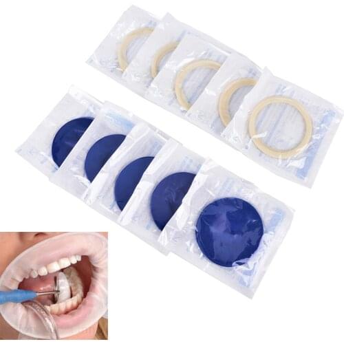 5pcs/pack Dental Disposable Rubber Sterile Mouth Opener Oral Cheek Expanders Retractor Rubber Dam Mouth Opener Oral Hygiene