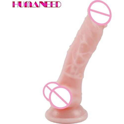6.7'' New Style Realistic Thick Long Dildo with Sucker Liquid Silicone Penis Suction Cup Female Masturbation Adult Sexy Products