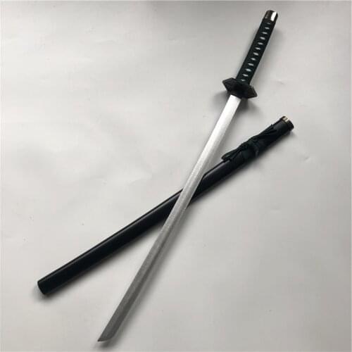 Anime BLEACH Aizen Sousuke Sword Kyoukasuigetsu Wooden Sword Zanpakutou Weapon Props for Cosplay Sword 1:1 Ninja Knife 100cm