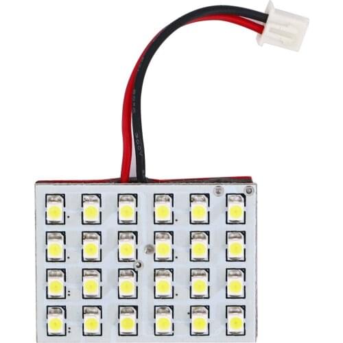 Yuanyuan Factory Automobile Led Roof Lamp Indoor Reading Lamp 3528 High Brightness Refitting Cab Roof Lamp Car Accessories