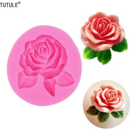 Gadgets-Rose flower Flower Variety Silicone Rubber Flexible Food Safe Mold resin candy fondant chocolate clay cream cheese min