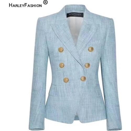 HARLEYFASHION Women's Blue Jackets