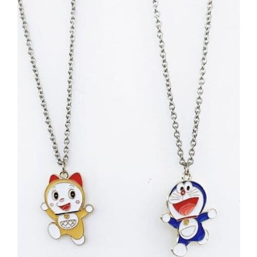 IVYYE 1PCS Doraemon Fashion Anime Necklace Cosplay Necklaces Cartoon Pendants Jewelry Accessories Unisex Gifts