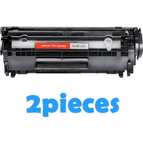 2PCs Q2612A 2612A Q2612 Compatible toner cartridge For HP Laserjet 1010 1012 1015 1018 1020 1022 3010 3015 3050 M1005 printers