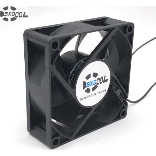 SXDOOL large air flow cooling fan 70*70*25mm 7cm AC 115/230V 50/60HZ 4W 3500RPM 27.6CFM Case cooling fan
