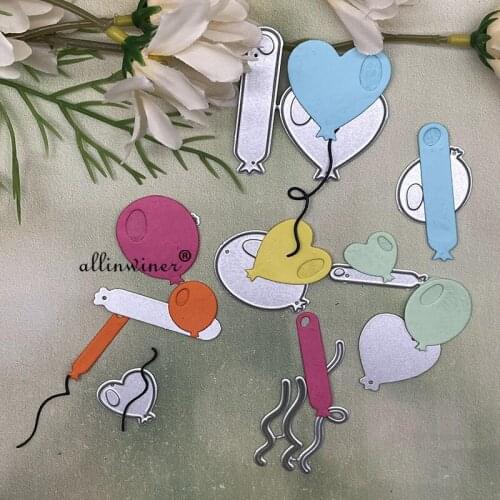 Love balloon Metal Cutting Dies Stencils For DIY Scrapbooking Decorative Embossing Handcraft Die Cutting Template