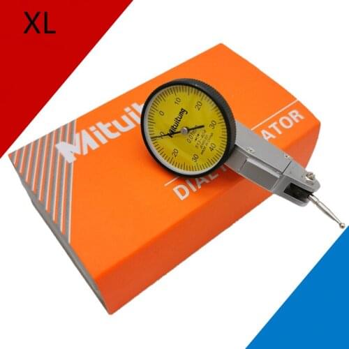 Lever dial indicator set 0-0.8mm small school meter head lever meter probe needle magnetic meter seat by table