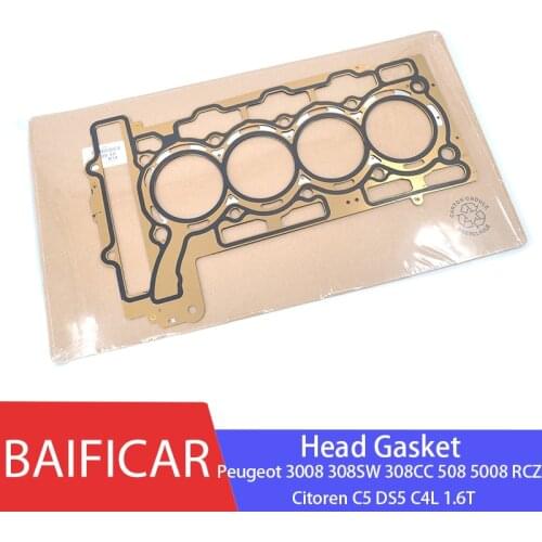 Baificar Brand New Genuine Head Gasket 9803673380 For Peugeot 3008 308SW 308CC 508 5008 RCZ C4L 207CC Citoren C5 DS5 C4L 1.6T