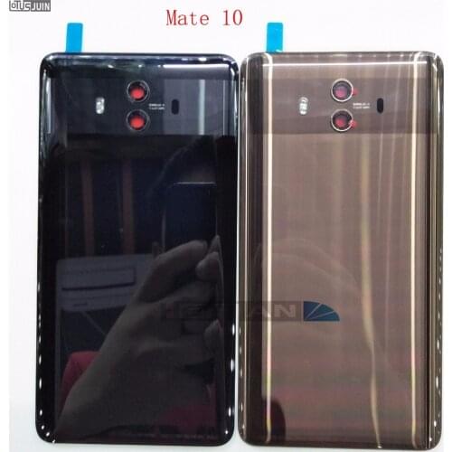 Original Rear Battery Cover Housing For Huawei Mate 10 Back Glass Door Cover With Adhesive Sticker Replacement Parts