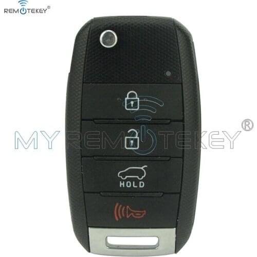 Remtekey NYODD4TX1306 Replacement Flip Remote Car Key Fob 4 Button for Kia Sportage 2014 2015