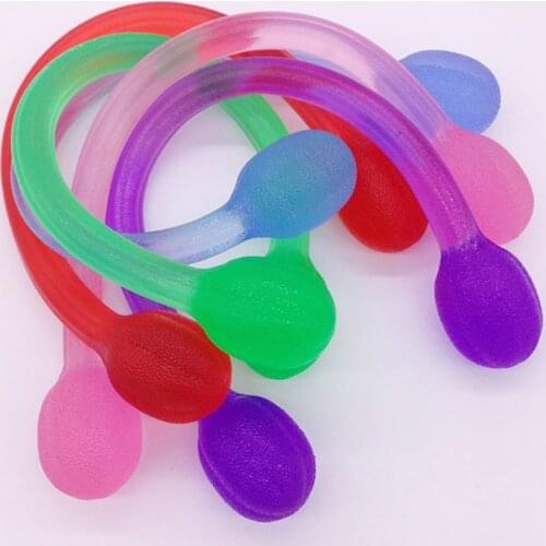 Silicone Yoga Pull Rope Muscle Chest Expander Resistance Band Fitness Yoga Pilate Workout Pulling Exerciser Fitness Equipments