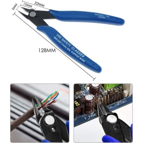 U.S. US American Plato. PLATO 170 Wishful Clamp DIY Electronic Diagonal Pliers Side Cutting Nippers Wire Cutter