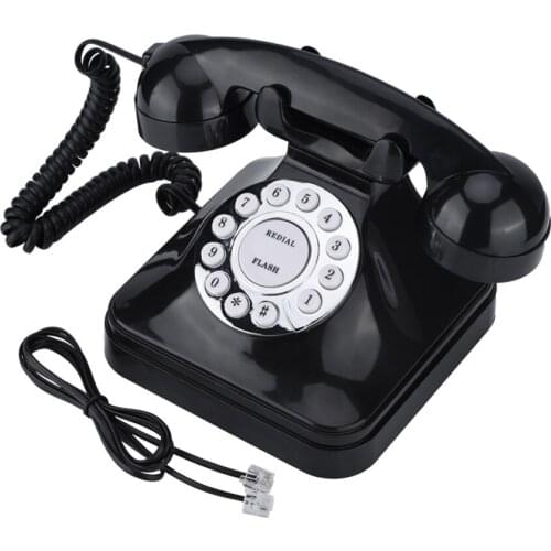 WX-3011 Vintage Telephone Black Home Telephone Retro Wire Landline Phone telefono fijo telefone fixo landline phone