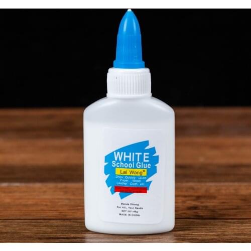 40ML Non-toxic Washable Liquid White Glue Touch Paper Wood Crafts DIY School Office Supplies Adhesive Business Stationery Glue