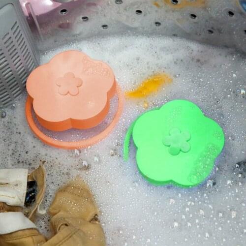 6pcs Laundry Ball Home Floating Lint Hair Catcher Mesh Pouch Washing Machine Filter Bag 2019 Banheiro Bathroom Washing Tools
