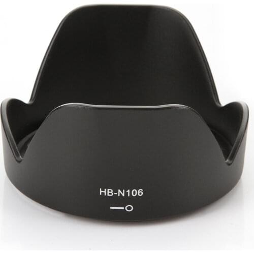 Bayonet Mount Lens Hood for Nikon HB-N106 D5300 D3300 AF-P DX Nikkor 18-55mm f/3.5-5.6G VR