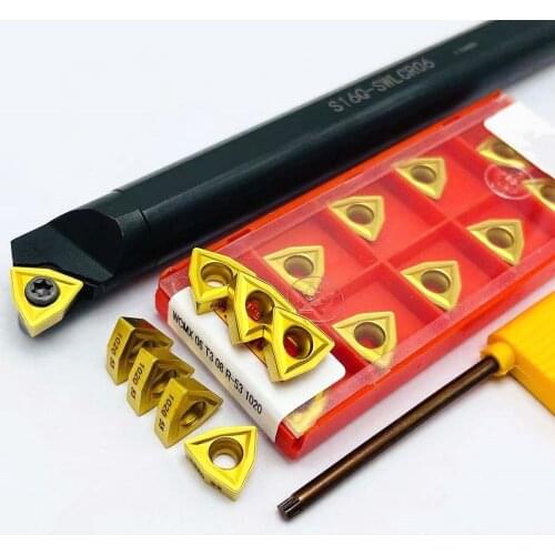 Carbide WCMX040208FN AZC330 U drilling machine lathe parts tool turning carbide insert WCMX 040208 U drill special insert