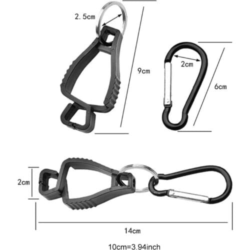 E56D 5 Pcs Multifunctional Glove Clip Holder Hanger Guard Labor Work Clamp Grabber Catcher Fastener Hook Sweat Towel Fixing