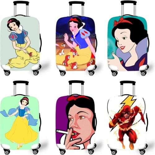 Elastic Luggage Protective Cover Case For Suitcase Protective Cover Trolley Cases Covers 3D Travel Accessories Snow Pattern T020