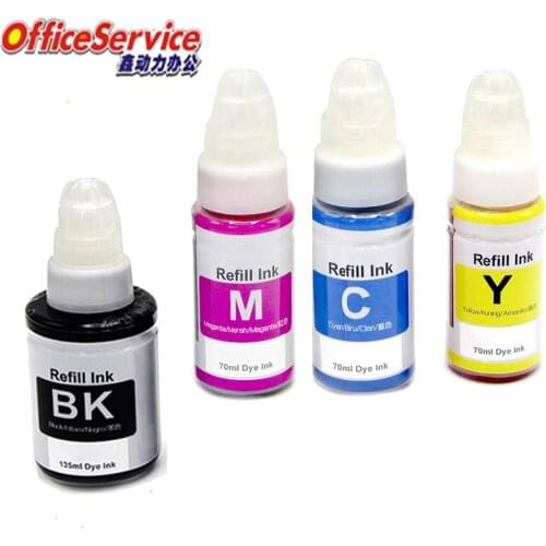 GI-190 GI290 GI390 dye ink refill compatible for Canon G1100 G2100 G2110 G3100 G3110 G4100 G4110 G4200 G1310 G3310 G3200 printer
