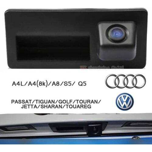 High-definition Car Rear View Reverse Backup Camera Rearview Reversing CCD Parking Camera For Audi VW Skoda Passat Tiguan