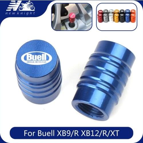 For Buell XB9/R XB12/R/XT All Year 2 Pcs Motorcycle Accessories CNC Aluminum Tire Valve Caps Wheel Stem Air Airtight Covers